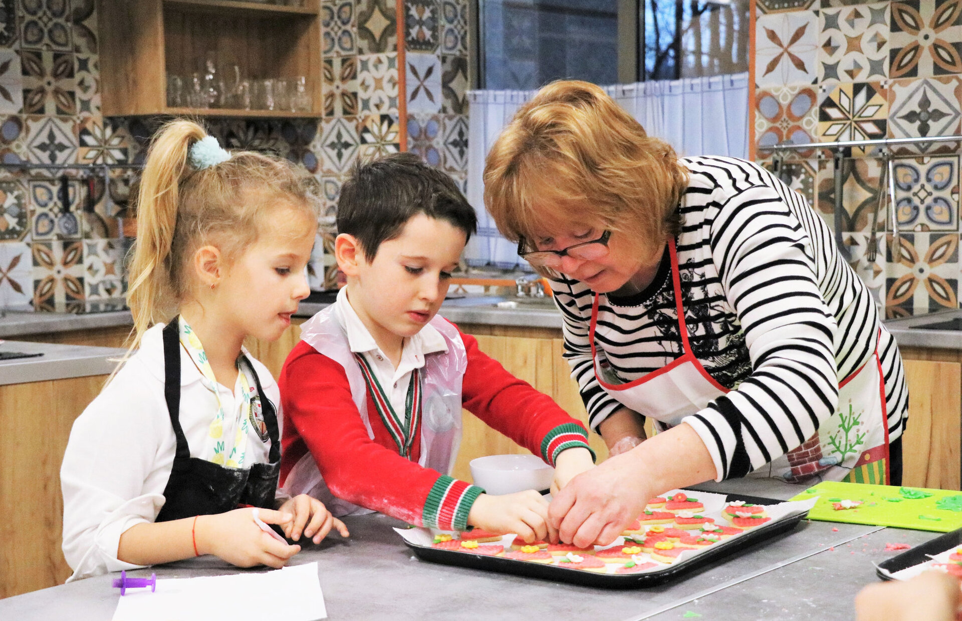 Първo занятие на Клуба по готварство