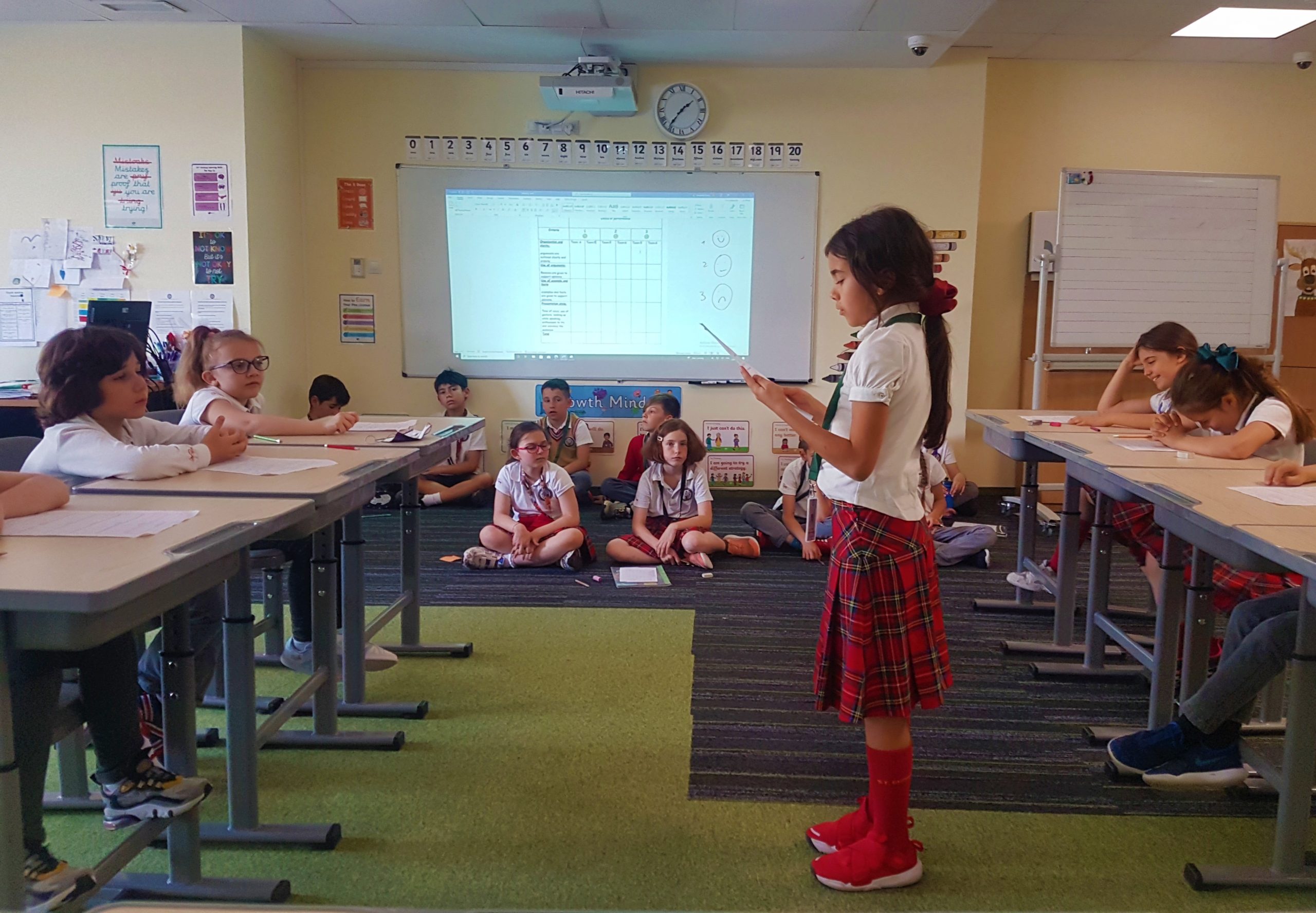 Debaters in training