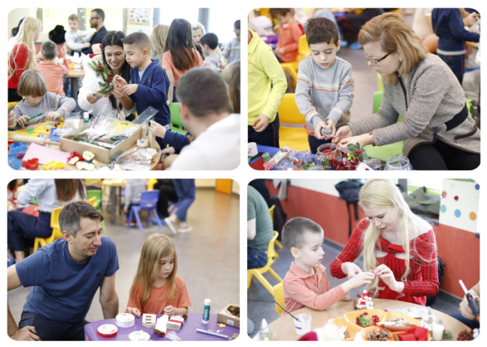 Коледният дух е вече в St. George Preschool