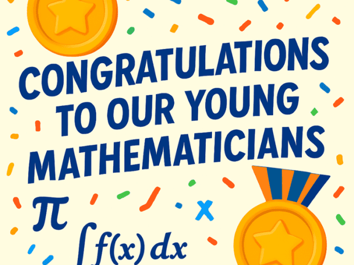 Proud Moment for Our Grade 4 Mathematicians